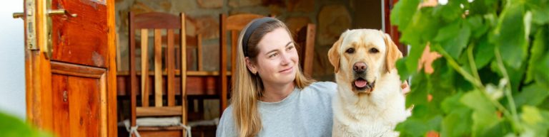 Natasha and Dog 768x193