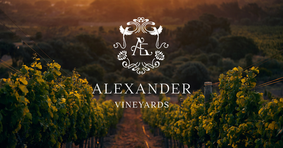 The Alexander Vineyards Tasting Menu